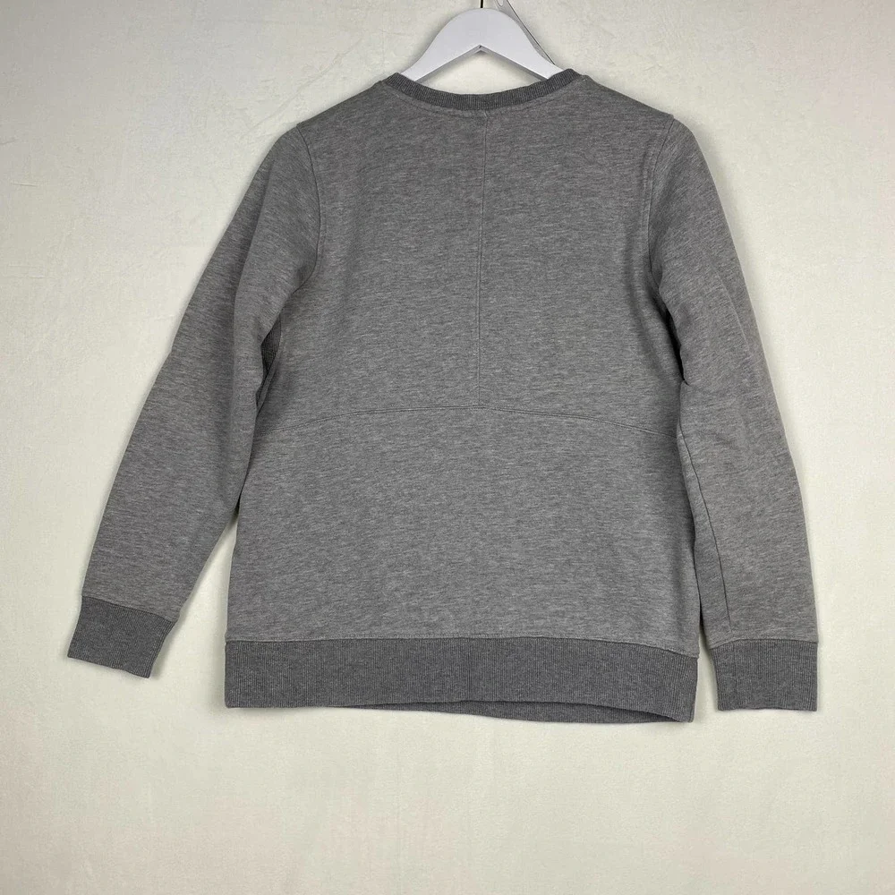 Duluth Trading‎ Co Women's Size S Gray Crewneck Fleece Lined Sweatshirt Pockets - Picture 9 of 9